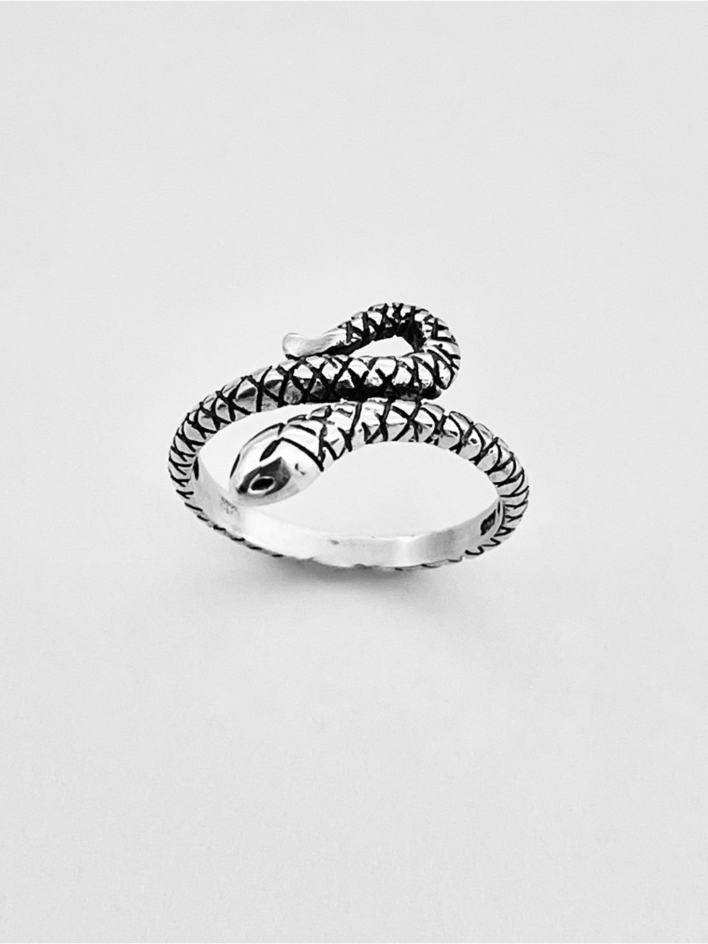 🐍TOP SELLER 🐍 Sterling Silver Snake Ring, Reptile Animal Silver Rings, Snakes - Picture 8 of 13